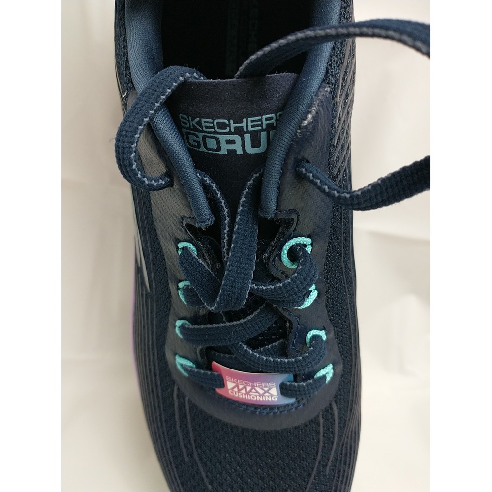 SKECHERS WOMEN'S MAX CUSHIONING ELITE 17693NVLV RUNNING SHOES Size 11 Ortholite - Picture 8 of 16